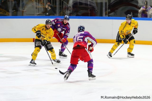 Photo hockey match Rouen - Düsseldorf le 05/09/2026