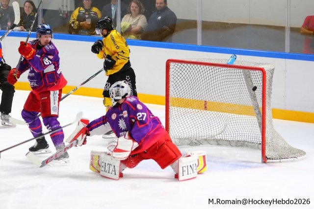 Photo hockey match Rouen - Düsseldorf le 05/09/2026