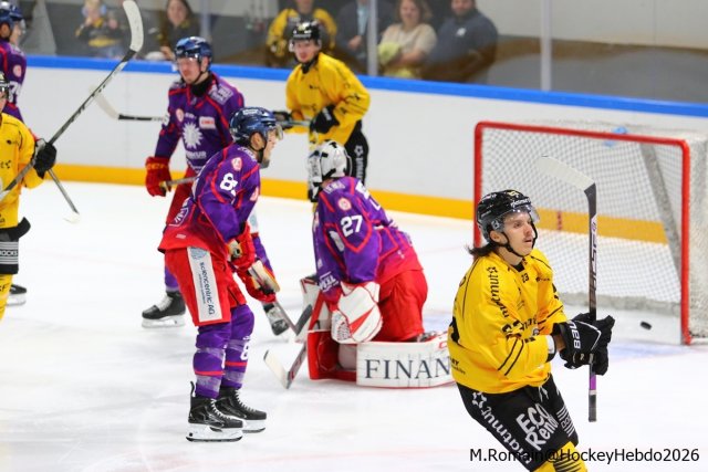 Photo hockey match Rouen - Düsseldorf le 05/09/2026