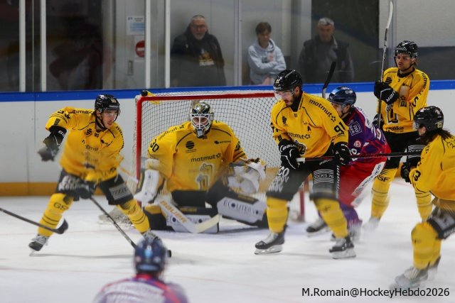 Photo hockey match Rouen - Düsseldorf le 05/09/2026