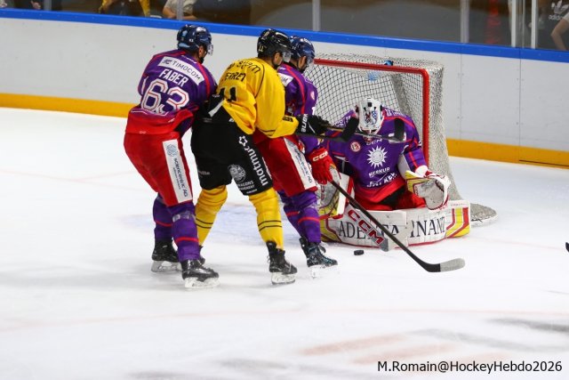 Photo hockey match Rouen - Düsseldorf le 05/09/2026