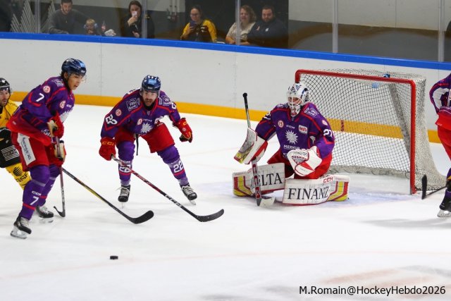 Photo hockey match Rouen - Düsseldorf le 05/09/2026