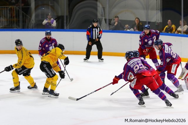 Photo hockey match Rouen - Düsseldorf le 05/09/2026