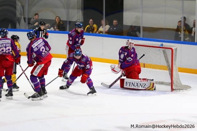 Photo hockey match Rouen - Düsseldorf le 05/09/2026