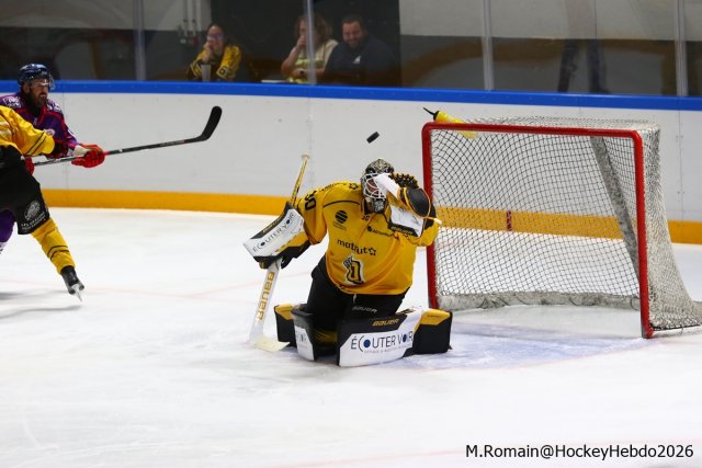 Photo hockey match Rouen - Düsseldorf le 05/09/2026