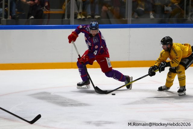 Photo hockey match Rouen - Düsseldorf le 05/09/2026