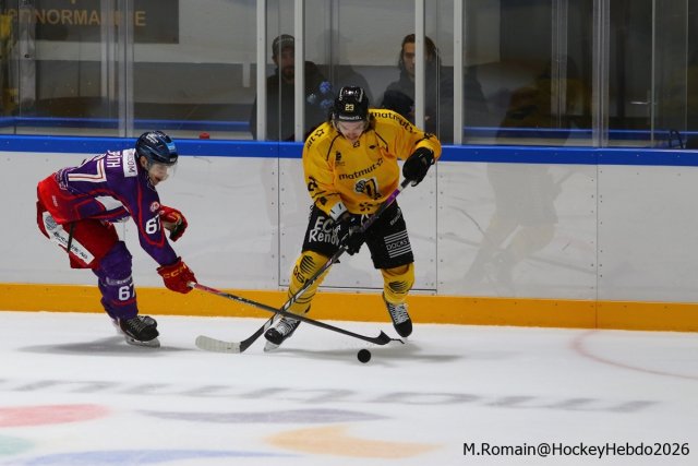 Photo hockey match Rouen - Düsseldorf le 05/09/2026