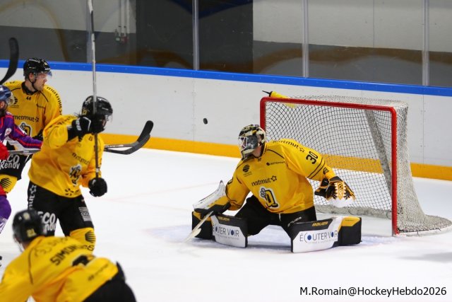Photo hockey match Rouen - Düsseldorf le 05/09/2026