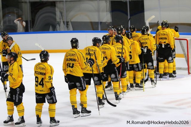 Photo hockey match Rouen - Düsseldorf le 05/09/2026