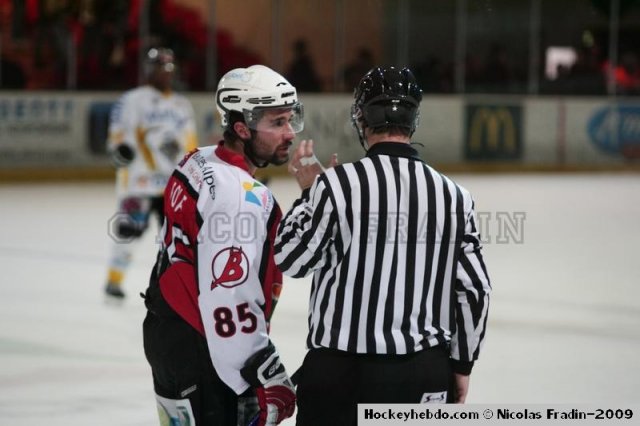 Photo hockey match Briançon  - Rouen le 08/12/2009