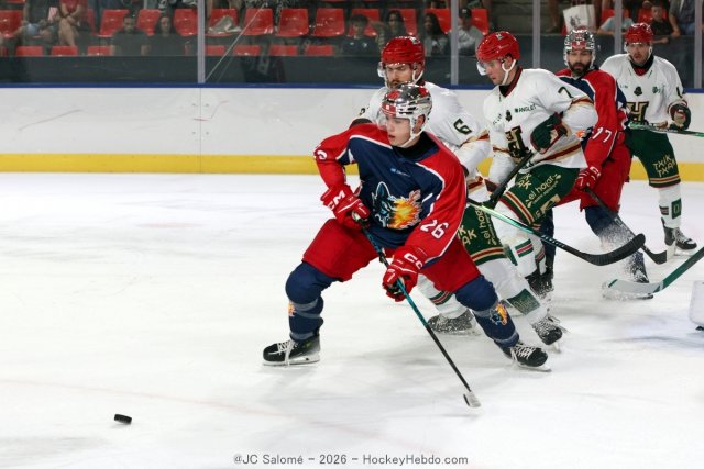 Photo hockey reportage Grenoble déçoit à domicile contre Anglet.