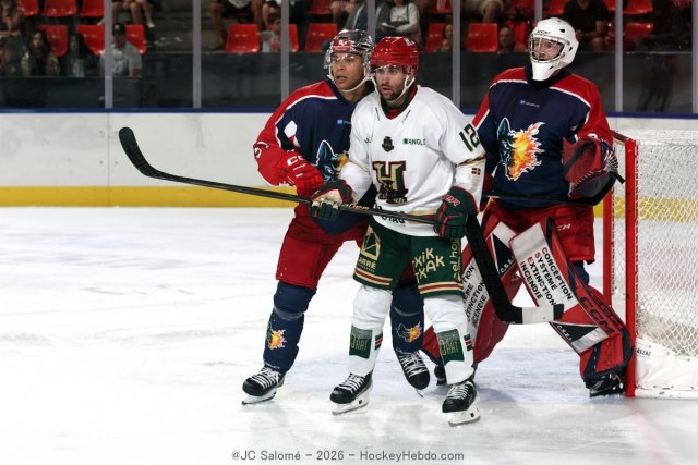 Photo hockey reportage Grenoble déçoit à domicile contre Anglet.