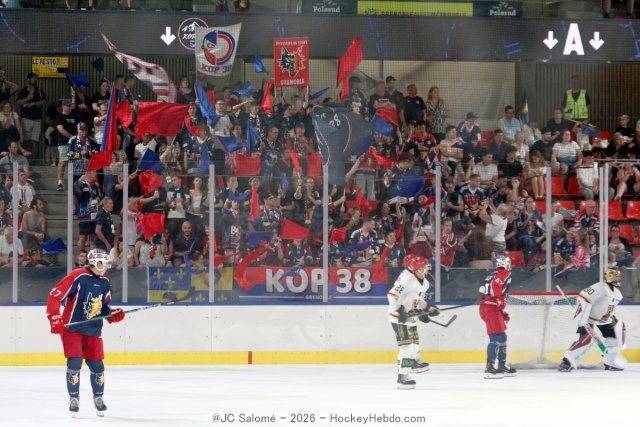 Photo hockey reportage Grenoble déçoit à domicile contre Anglet.