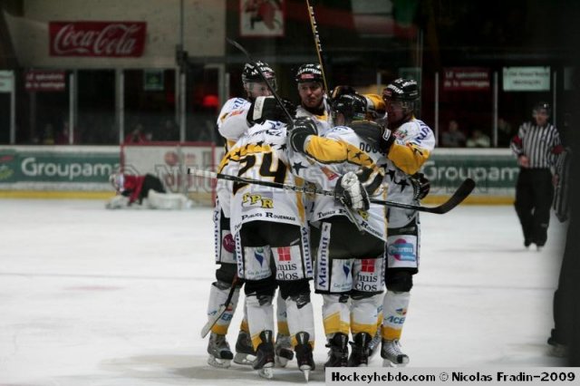 Photo hockey match Briançon  - Rouen le 08/12/2009