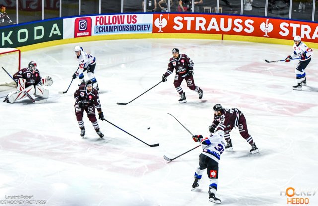 Photo hockey match Bordeaux - Mannheim le 11/09/2026