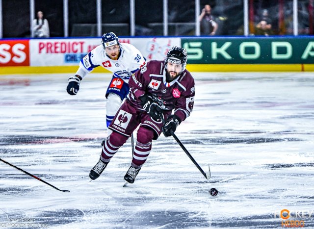Photo hockey match Bordeaux - Plzen le 13/09/2026