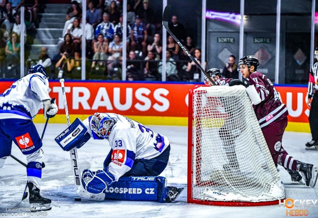 Photo hockey match Bordeaux - Plzen le 13/09/2026