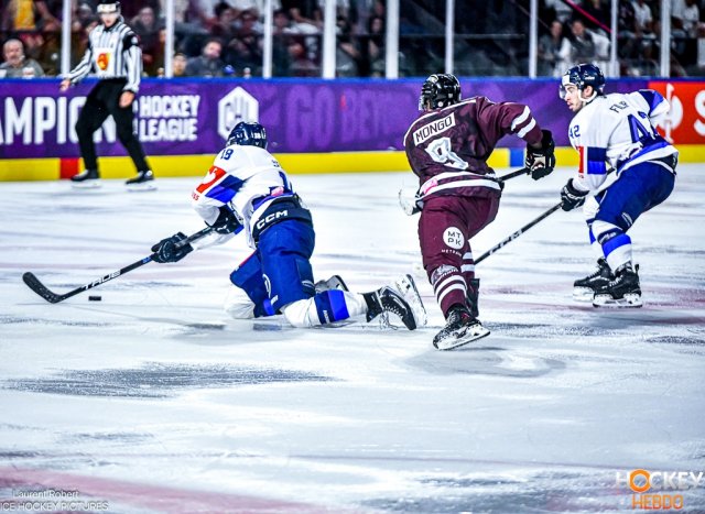 Photo hockey match Bordeaux - Plzen le 13/09/2026