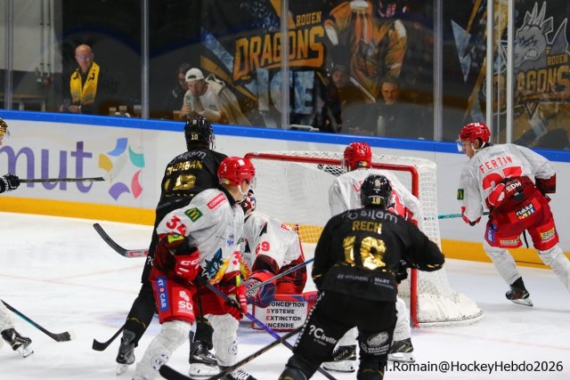 Photo hockey match Rouen - Grenoble  le 18/09/2026