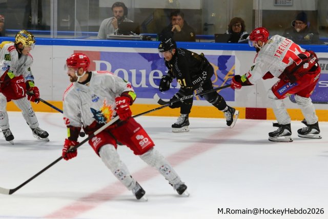 Photo hockey match Rouen - Grenoble  le 18/09/2026