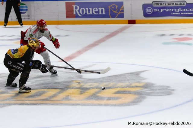 Photo hockey match Rouen - Grenoble  le 18/09/2026