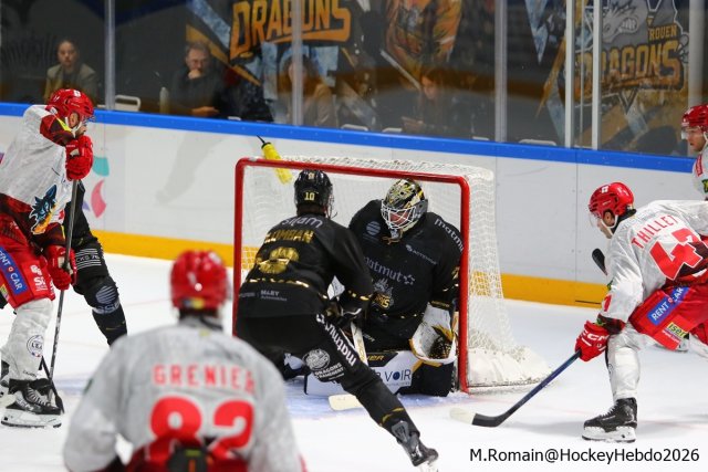 Photo hockey match Rouen - Grenoble  le 18/09/2026