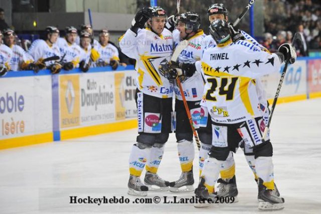 Photo hockey match Grenoble  - Rouen le 12/12/2009