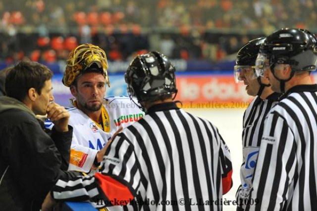 Photo hockey match Grenoble  - Rouen le 12/12/2009
