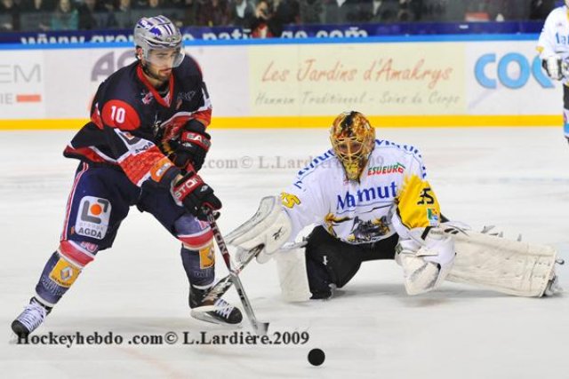 Photo hockey match Grenoble  - Rouen le 12/12/2009