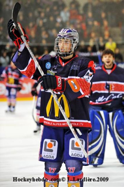 Photo hockey match Grenoble  - Rouen le 12/12/2009