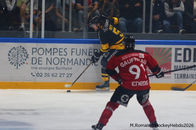 Photo hockey match Rouen - Amiens  le 29/09/2026