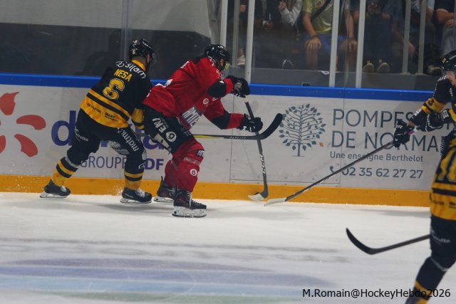 Photo hockey match Rouen - Amiens  le 29/09/2026