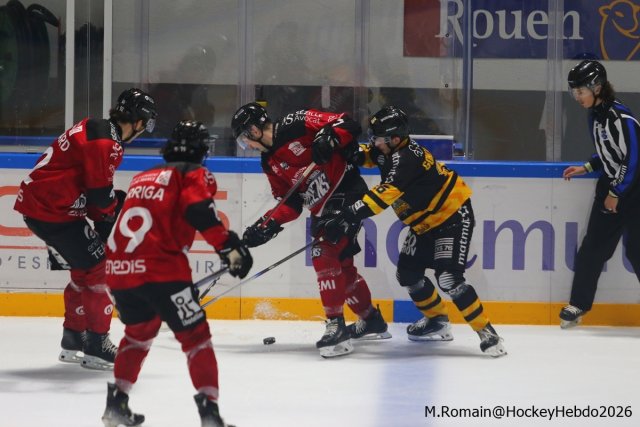 Photo hockey match Rouen - Amiens  le 29/09/2026