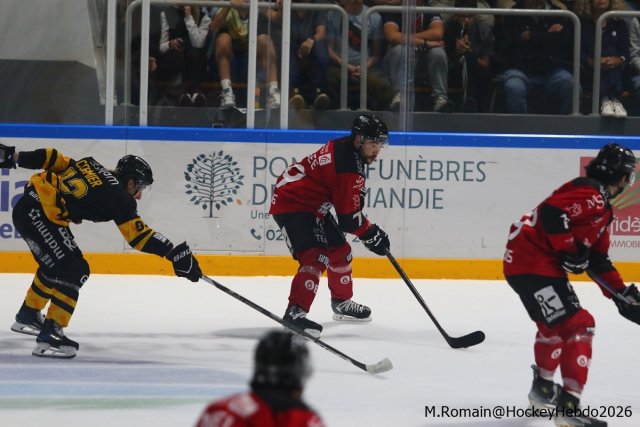 Photo hockey match Rouen - Amiens  le 29/09/2026