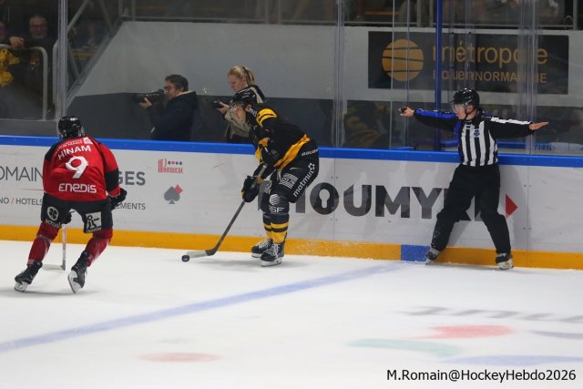 Photo hockey match Rouen - Amiens  le 29/09/2026
