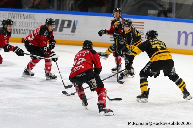Photo hockey match Rouen - Amiens  le 29/09/2026