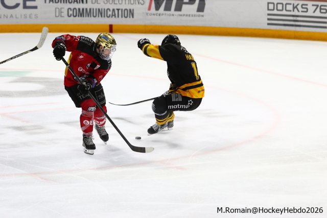 Photo hockey match Rouen - Amiens  le 29/09/2026