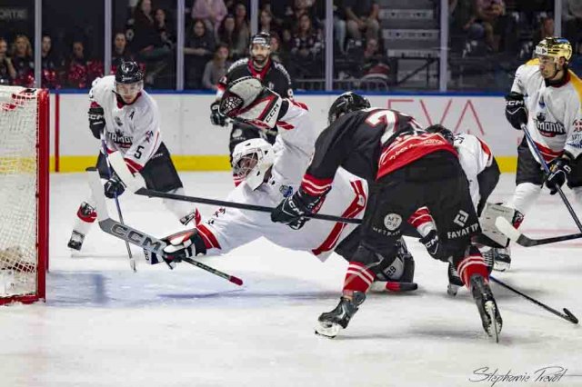 Photo hockey match Bordeaux - Chamonix  le 02/10/2026