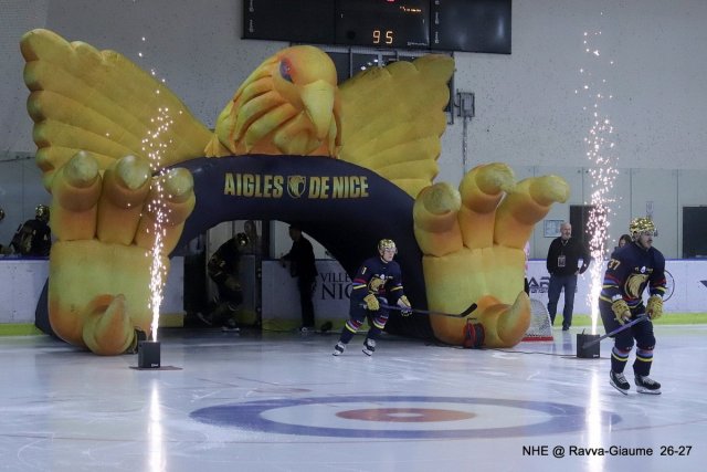 Photo hockey match Nice - Rouen le 02/10/2026