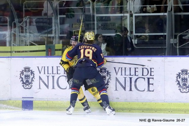 Photo hockey match Nice - Rouen le 02/10/2026