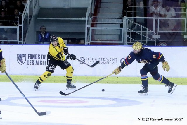 Photo hockey match Nice - Rouen le 02/10/2026