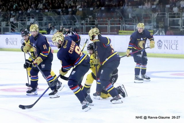 Photo hockey match Nice - Rouen le 02/10/2026