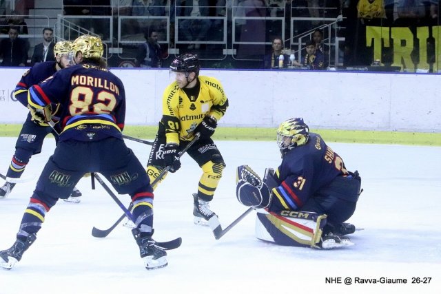Photo hockey match Nice - Rouen le 02/10/2026