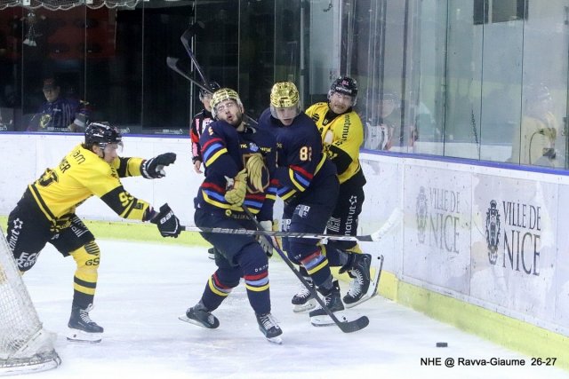 Photo hockey match Nice - Rouen le 02/10/2026