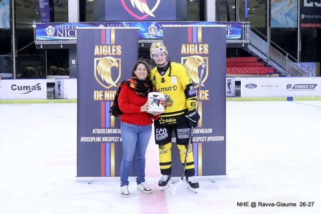 Photo hockey match Nice - Rouen le 02/10/2026
