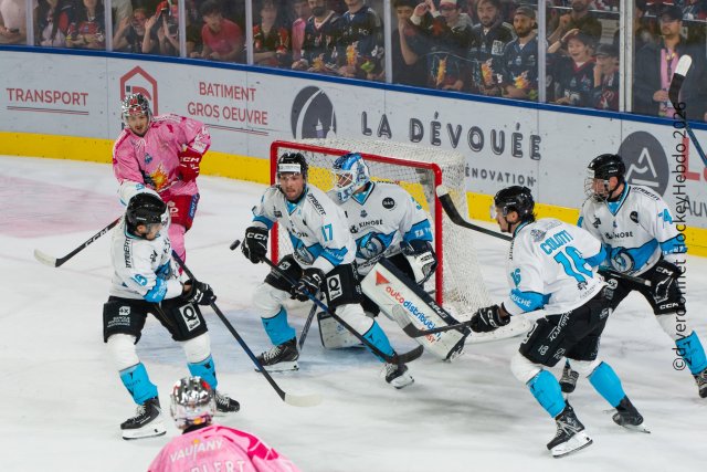 Photo hockey match Grenoble  - Marseille le 04/10/2026