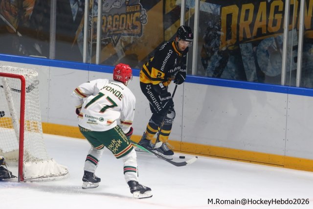 Photo hockey match Rouen - Anglet le 04/10/2026