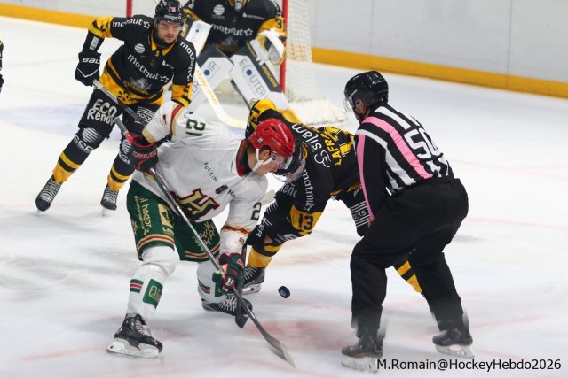 Photo hockey match Rouen - Anglet le 04/10/2026