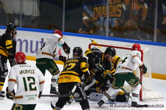 Photo hockey match Rouen - Anglet le 04/10/2026