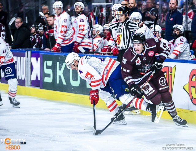Photo hockey match Bordeaux - Pardubice le 07/10/2026